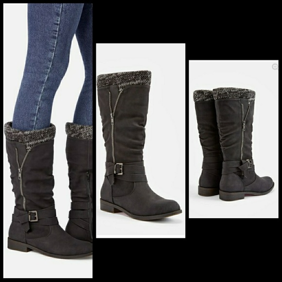 zanadee sweater cuff boot